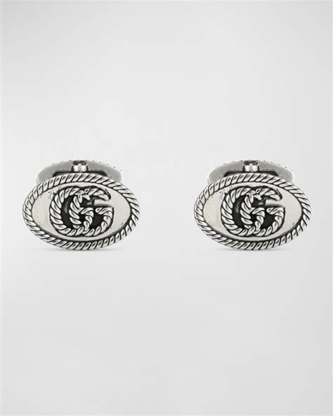 gucci marmont silver cufflinks.